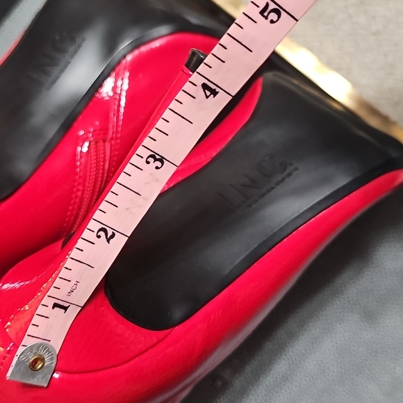 NWOT INC International Concepts Vibrant Red Over the Knee Boots - Picture 8 of 9
